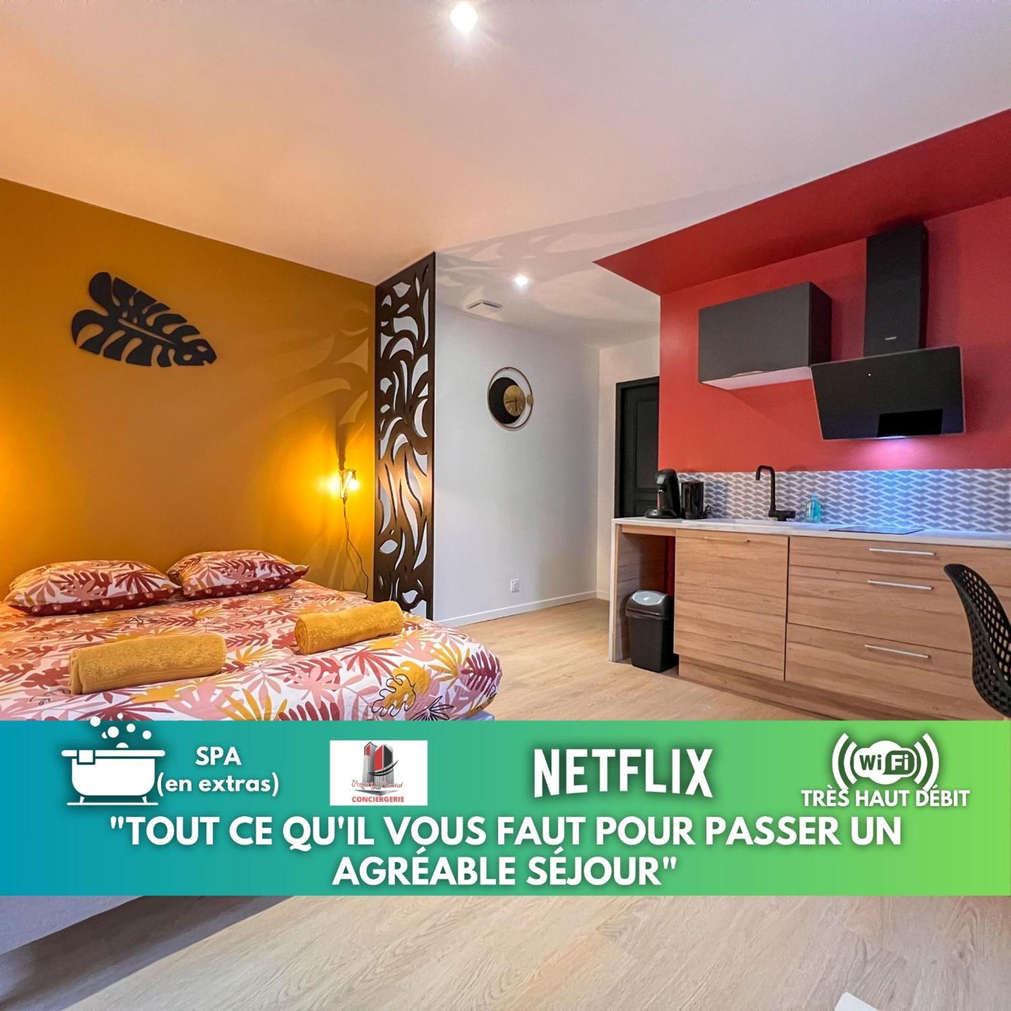 La Feuilleraie N1-Standingappart-Wifi-Proche Ville 퐁테네이르콩트 외부 사진